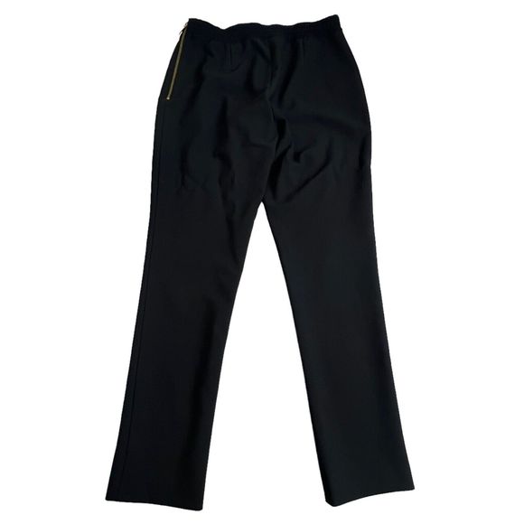 Kate Spade New York Womens Black Mid Rise Slim Leg Side Zip Dress Pants 6 - Picture 3 of 8